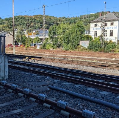 Bahngleise am Bahnhof Siegen