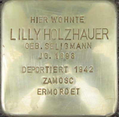 Stolperstein_Siegen_Holzhauer_Lilly_geb_Seligmann