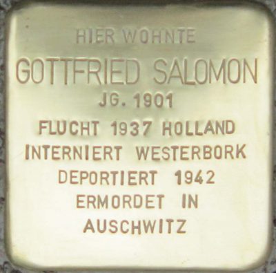 Stolperstein_Siegen_Salomon_Gottfried