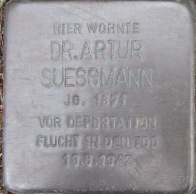 Stolperstein_Siegen_Suessmann_Dr_Artur