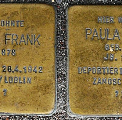 stolpersteine samuel und paula frank